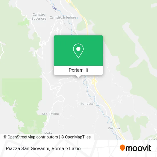 Mappa Piazza San Giovanni