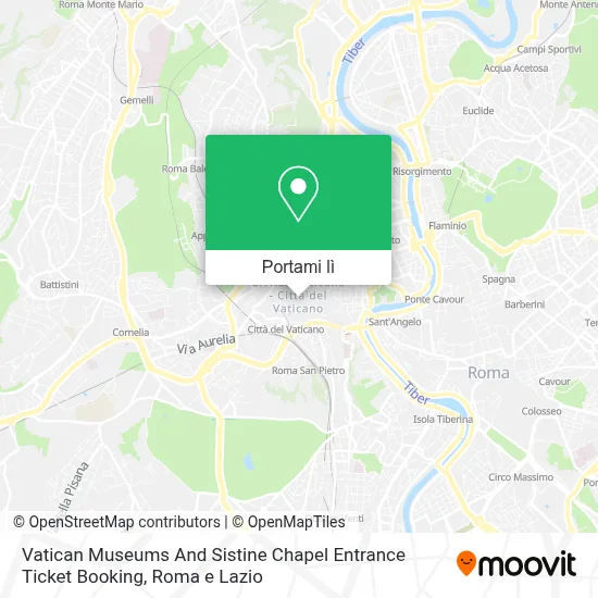 Mappa Vatican Museums And Sistine Chapel Entrance Ticket Booking