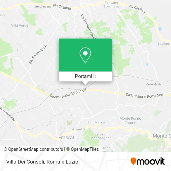 Mappa Villa Dei Consoli