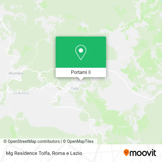 Mappa Mg Residence Tolfa