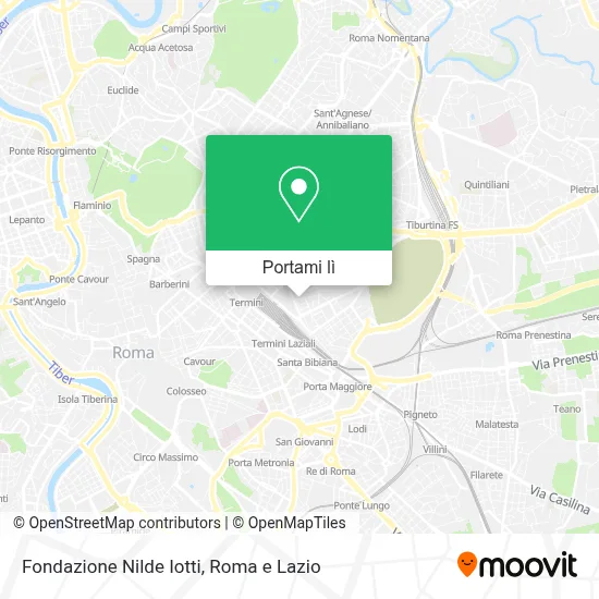 Mappa Fondazione Nilde Iotti
