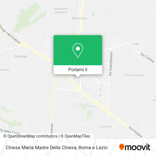 Mappa Chiesa Maria Madre Della Chiesa