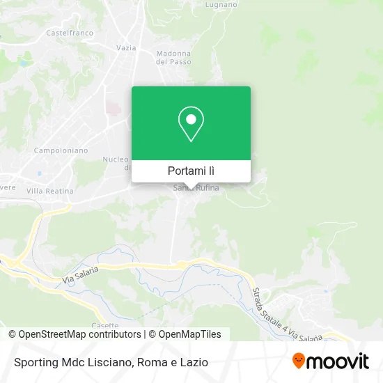 Mappa Sporting Mdc Lisciano