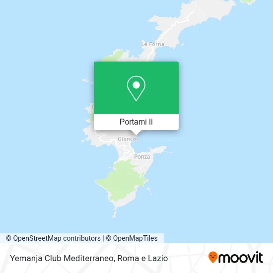 Mappa Yemanja Club Mediterraneo