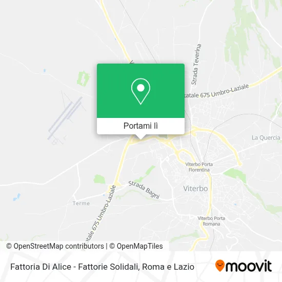Mappa Fattoria Di Alice - Fattorie Solidali