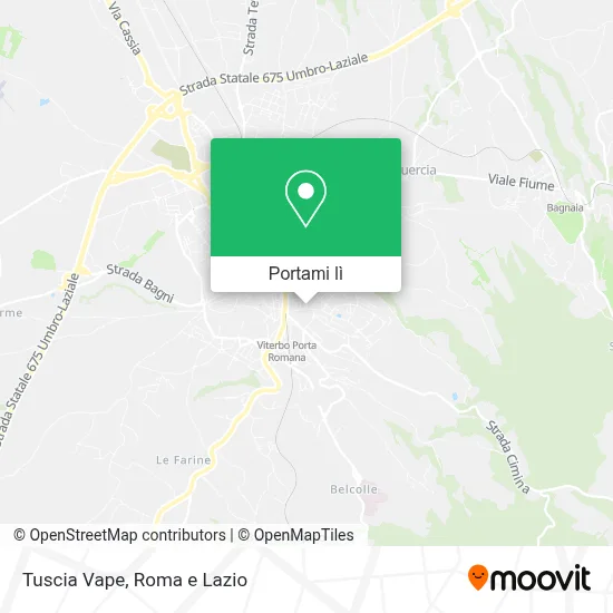 Mappa Tuscia Vape