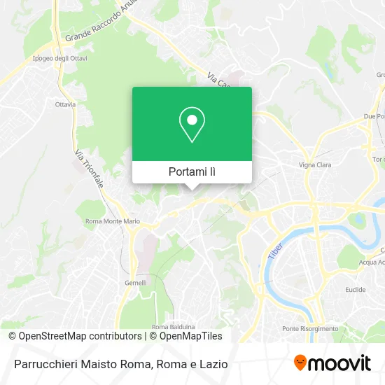 Mappa Parrucchieri Maisto Roma