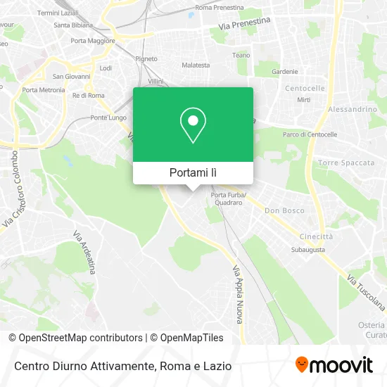 Mappa Centro Diurno Attivamente