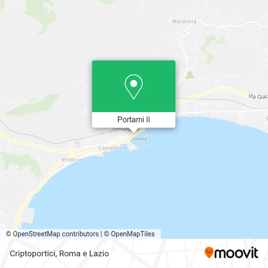 Mappa Criptoportici