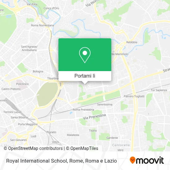 Mappa Royal International School, Rome