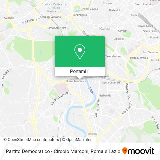 Mappa Partito Democratico - Circolo Marconi