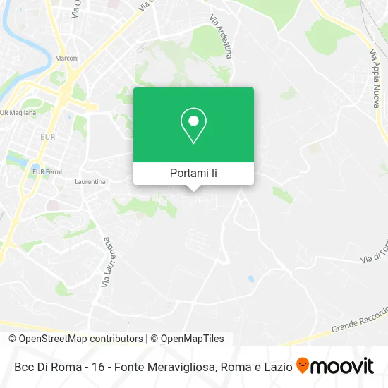 Mappa Bcc Di Roma - 16 - Fonte Meravigliosa