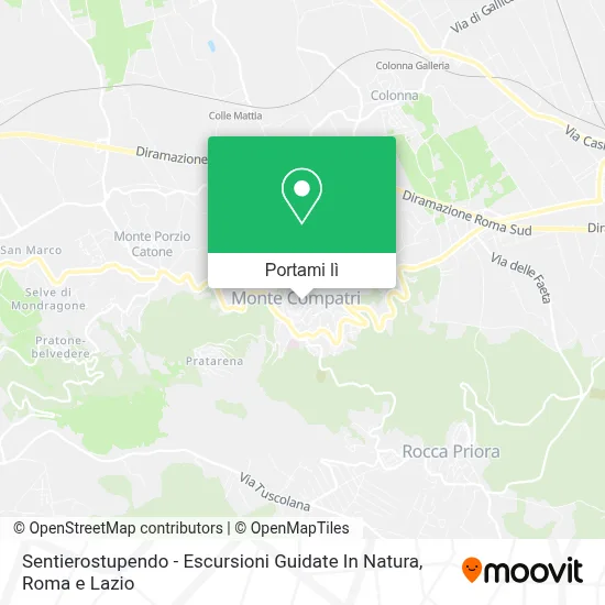 Mappa Sentierostupendo - Escursioni Guidate In Natura