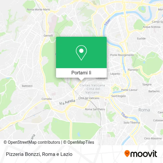 Mappa Pizzeria Bonzzi