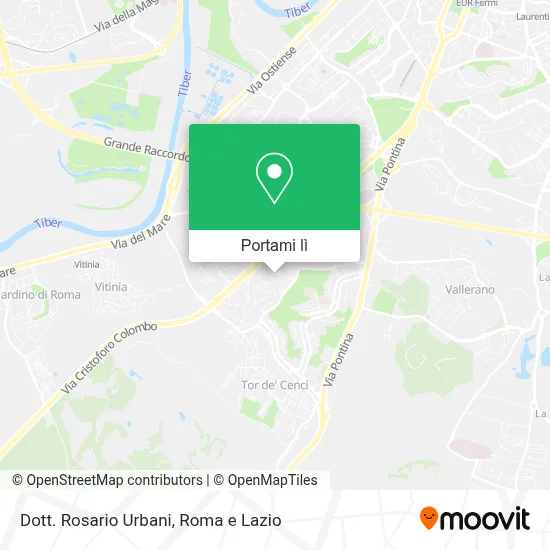 Mappa Dott. Rosario Urbani