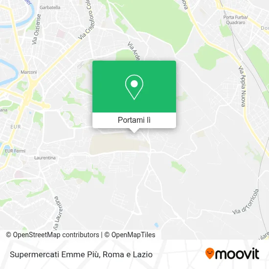 Mappa Supermercati Emme Più
