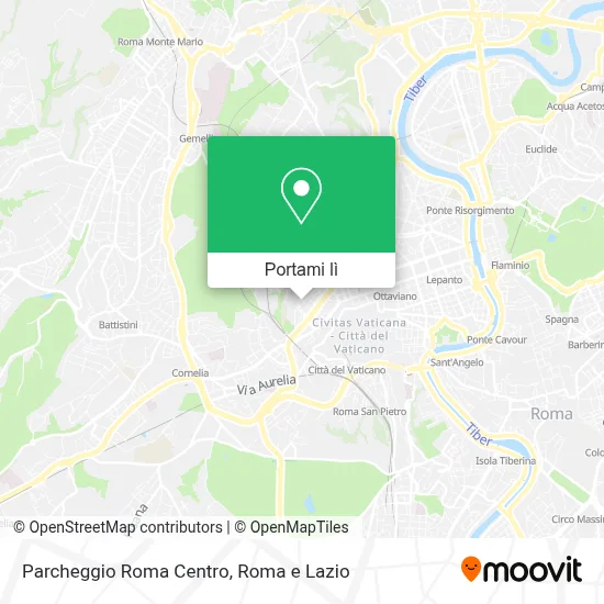 Mappa Parcheggio Roma Centro