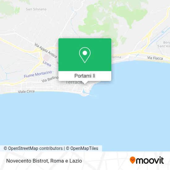 Mappa Novecento Bistrot