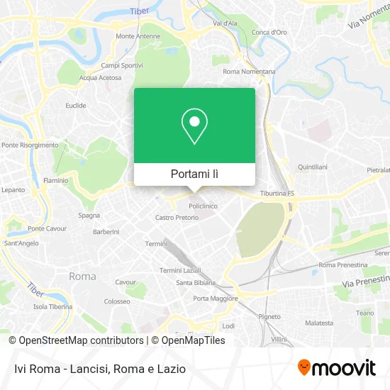 Mappa Ivi Roma - Lancisi