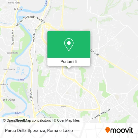 Mappa Parco Della Speranza