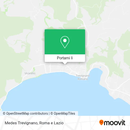 Mappa Medes Trevignano