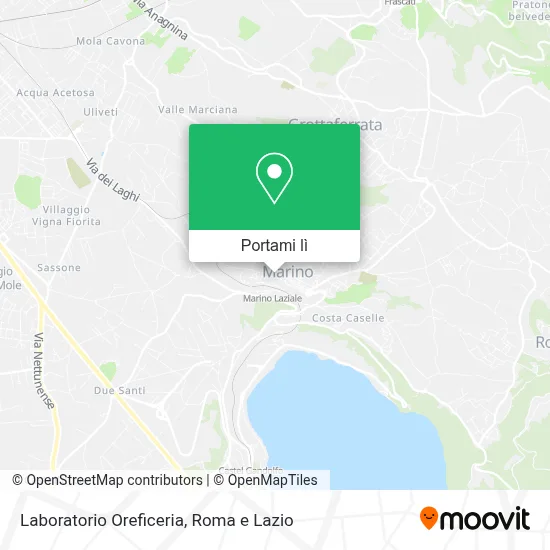 Mappa Laboratorio Oreficeria