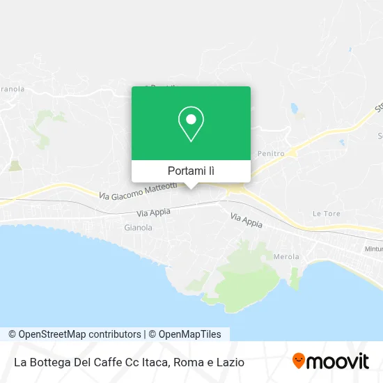 Mappa La Bottega Del Caffe Cc Itaca