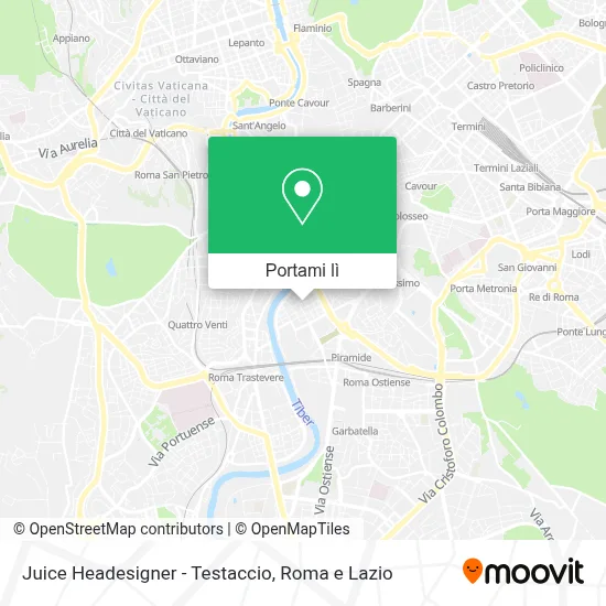 Mappa Juice Headesigner - Testaccio