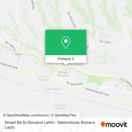 Mappa Smart Bit Di Giovanni Latini - Valmontone