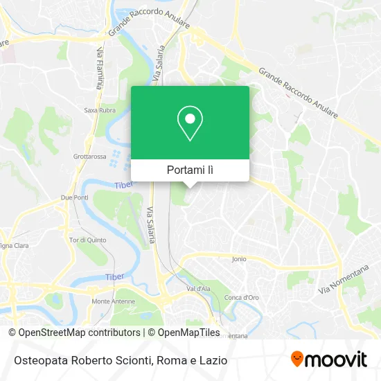 Mappa Osteopata Roberto Scionti