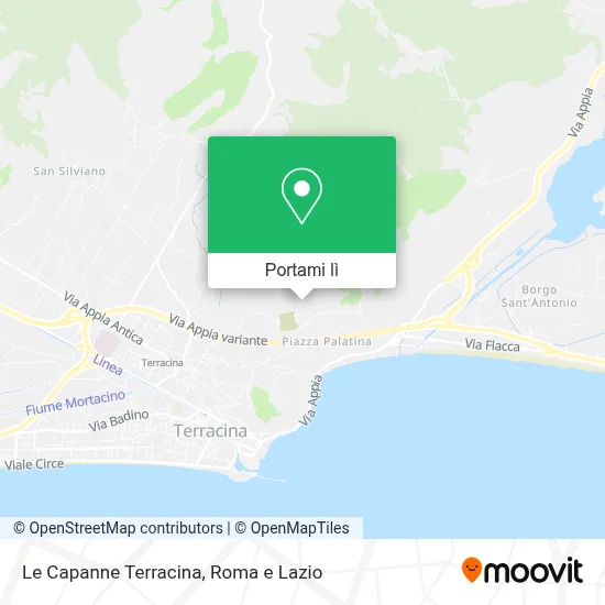 Mappa Le Capanne Terracina