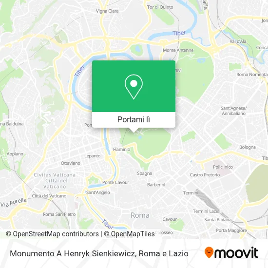 Mappa Monumento A Henryk Sienkiewicz