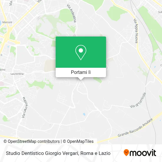Mappa Studio Dentistico Giorgio Vergari