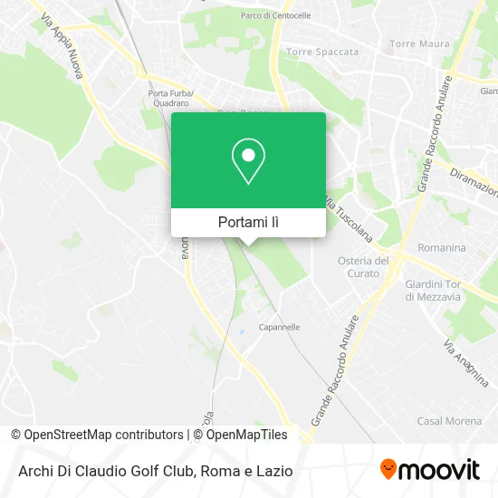 Mappa Archi Di Claudio Golf Club