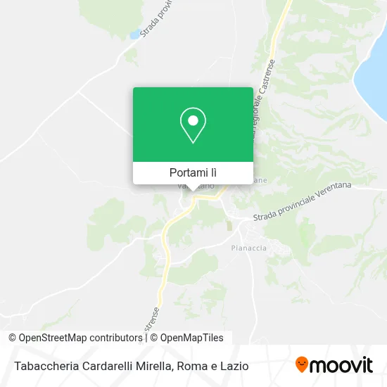 Mappa Tabaccheria Cardarelli Mirella