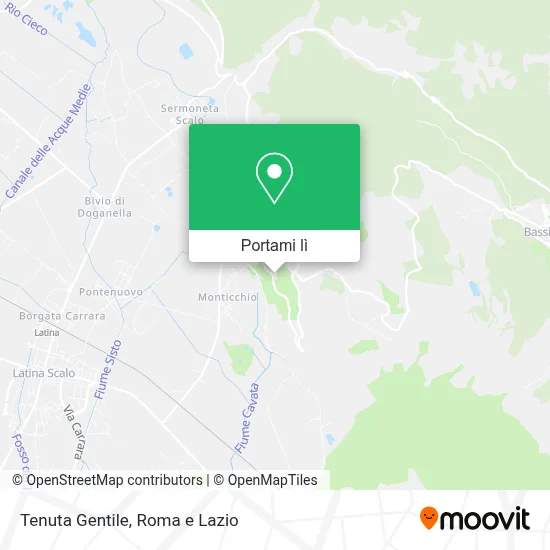 Mappa Tenuta Gentile