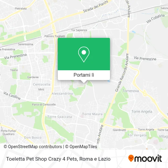 Mappa Toeletta Pet Shop Crazy 4 Pets