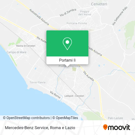 Mappa Mercedes-Benz Service