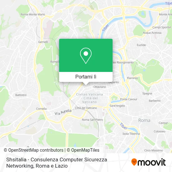 Mappa Shsitalia - Consulenza Computer Sicurezza Networking