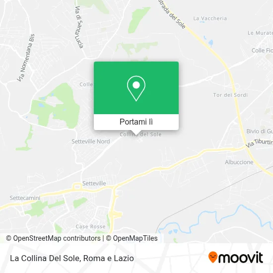 Mappa La Collina Del Sole