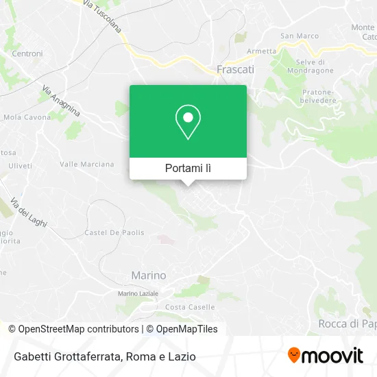 Mappa Gabetti Grottaferrata