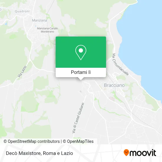 Mappa Decò Maxistore