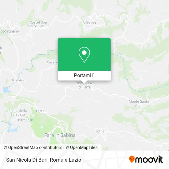 Mappa San Nicola Di Bari