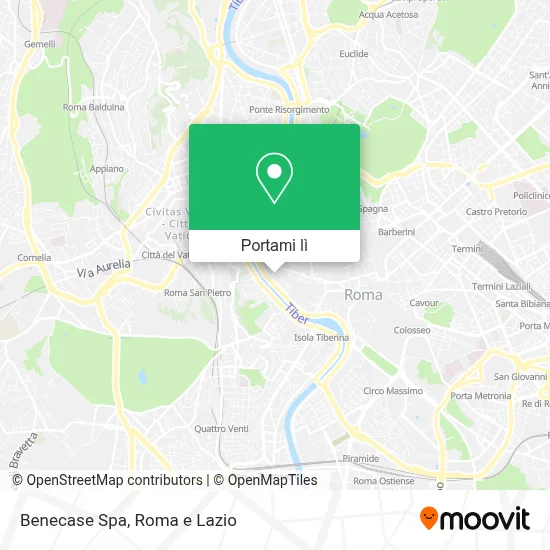 Mappa Benecase Spa