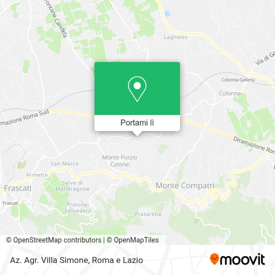 Mappa Az. Agr. Villa Simone