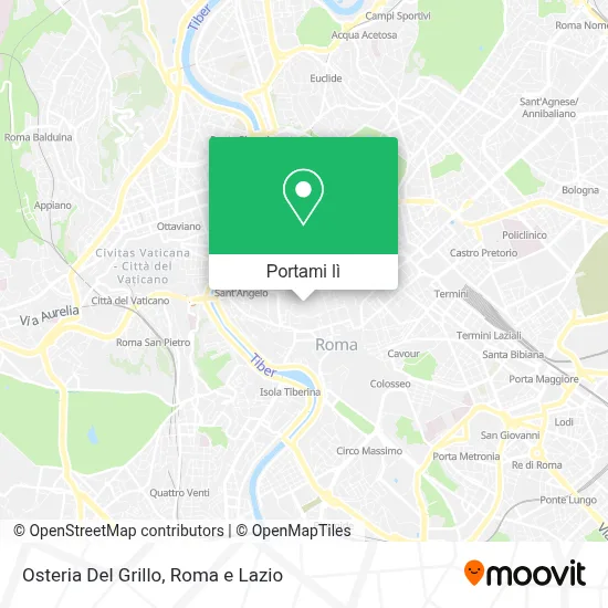 Mappa Osteria Del Grillo