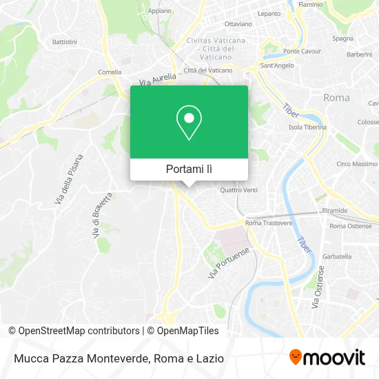 Mappa Mucca Pazza Monteverde