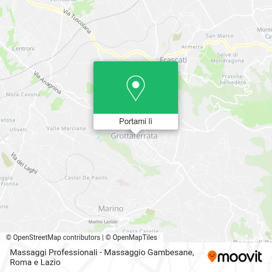 Mappa Massaggi Professionali - Massaggio Gambesane