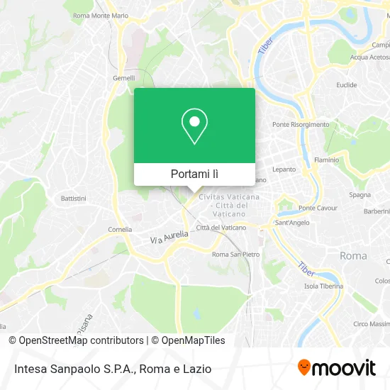 Mappa Intesa Sanpaolo S.P.A.