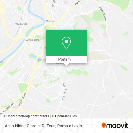 Mappa Asilo Nido I Giardini Di Zeus